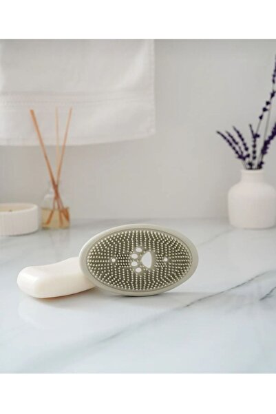 btm home Διπλή Προδιαγραφή Βούρτσα σιλικόνης και Στερεό Σαπουνάκι για Στέγνωμ...