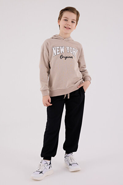 Rolypoly Σετ αγορίστικη φόρμα μπεζ