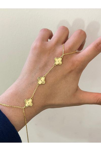 MyladyAccessoriess Clover Detail Steel Shahmeran