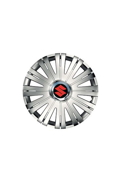 Autohelix MSA Set of 4 Wheel Covers suitable for 16 inch rims, for Suzuki, Active Chrome model