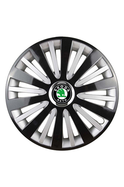 Autohelix MSA Set de 4 capace pentru roți, compatibile cu jante R15, pentru S...