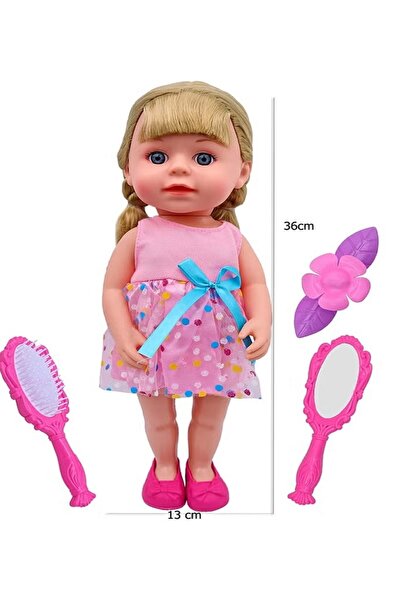 rexa دمية كبيرة جميلة ترتدي فستانًا فاخرًا وإكسسوارات شعر