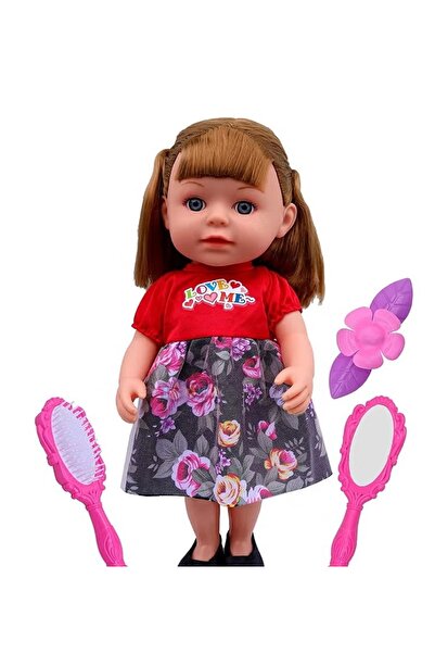 rexa دمية كبيرة جميلة ترتدي فستانًا فاخرًا وإكسسوارات شعر