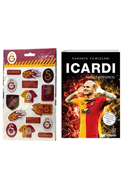 Galatasaray Icardi - Şekilli Etiket- Sticker - Poster Hediyeli