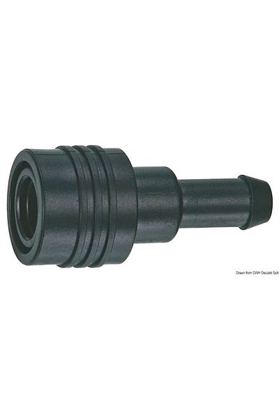 OSCULATI Conector furtun combustibil Suzuki, mamă, 4 timpi până la 140 CP, diametru 8 mm