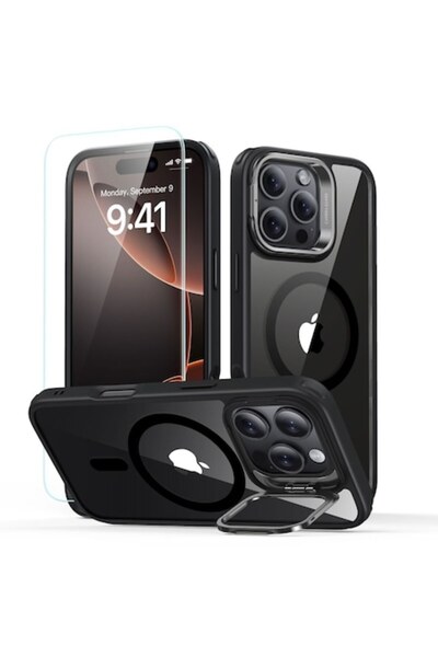 Air Husă de protecție pentru iPhone 16 Pro Max + folie de protecție pentru ec...