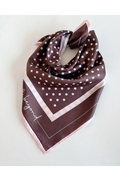 Bikutumutluluk Parizyen Puantiyeli Saten Fular