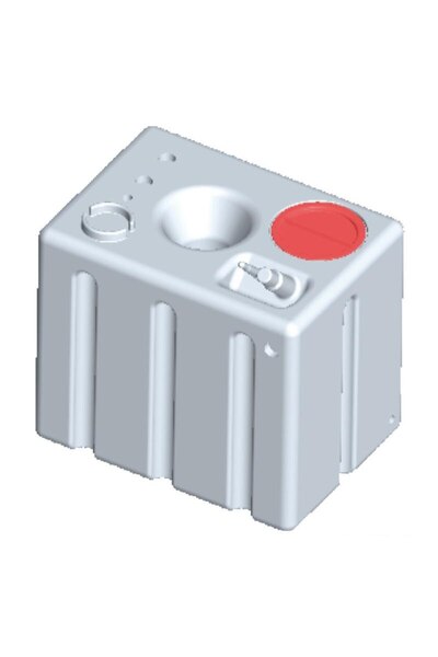 OSCULATI Modular horizontal rigid potable water tank 172L,