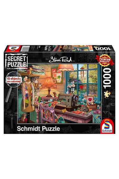 Schmidt Puzzle - Steve Read: In The Sewing Room, 1000 piese
