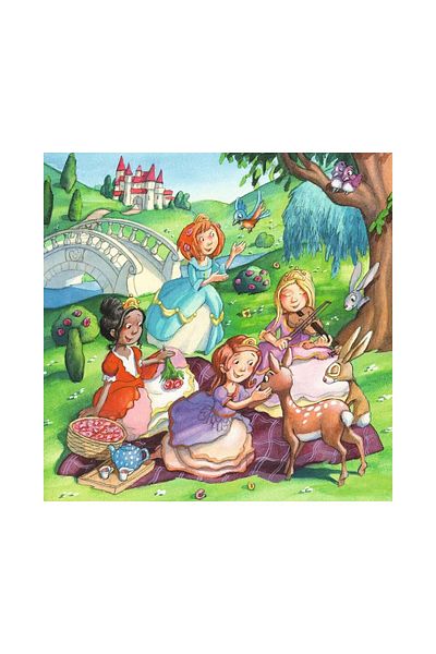 RAVENSBURGER Puzzle 3x49 pieces - Little Princesses