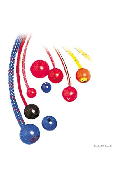 OSCULATI Nylon Ball Stopper Osculati, White, 26 mm, for 6 mm Rope