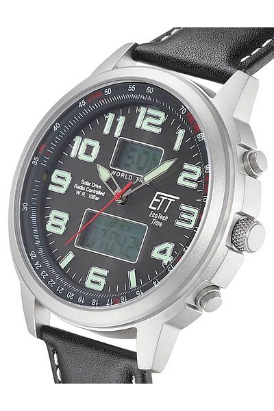 ETT Eco Tech Time Mens Watch Ett Tech Time EGS-11301-22L, Quartz, 48mm, 10ATM