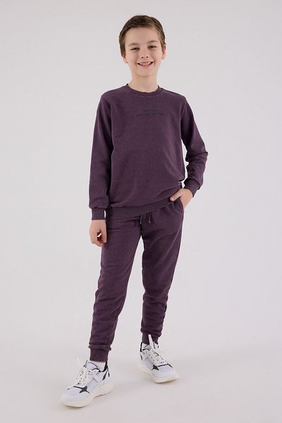 Rolypoly Boy's Purple Tracksuit Set