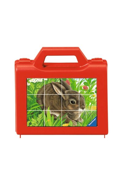 RAVENSBURGER Puzzle cubes - Cube Farm animals, 12 pieces