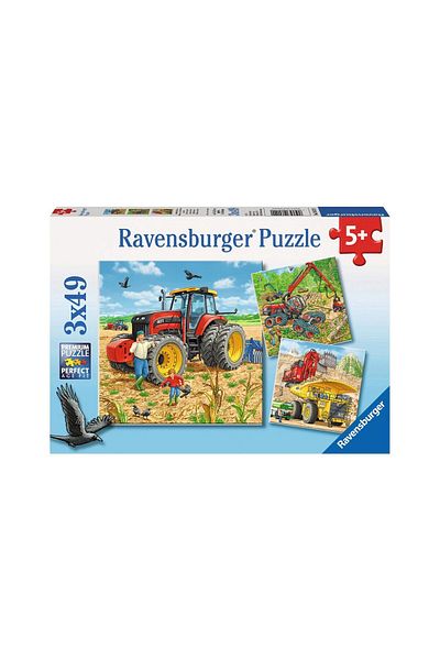 RAVENSBURGER Puzzle - The Machines, 3x49 pieces