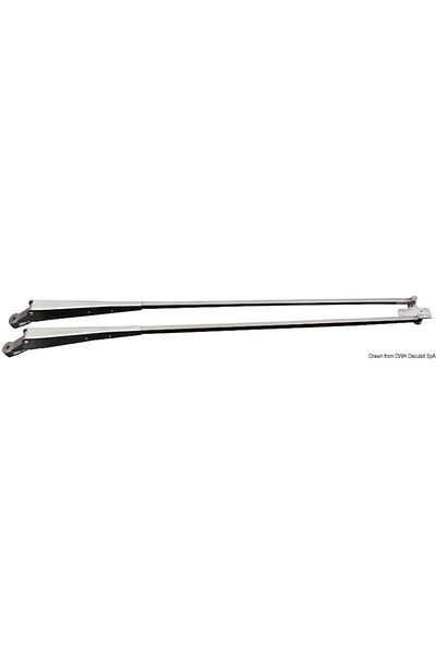 OSCULATI Braț telescopic pantograf 800-900 mm, oțel inoxidabil cu ștergător de parbriz
