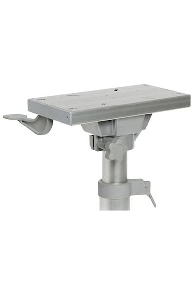 OSCULATI Piedestal cu Glisier Pivotant, Aluminiu Anodizat, 280-380 mm, Telescopic/Fix