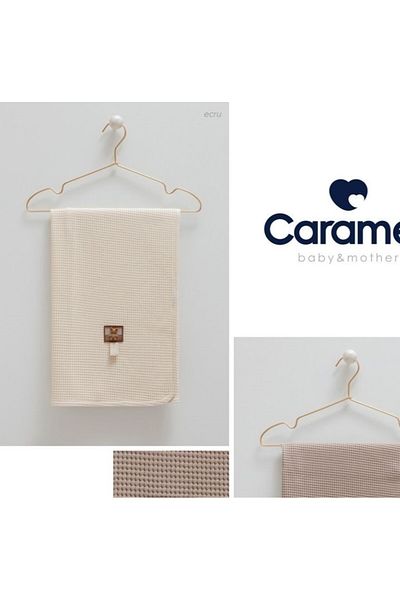 Caramell My Baby Kumsal Baby Blanket New Season Combed Cotton and Soft Textured 80X85 Soft Tedy 1628