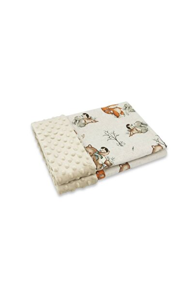 MimiNu Αφράτη κουβέρτα, MimiNu, Διπλής όψης, Μέγεθος 75x100 cm, Κατασκευασμέν...