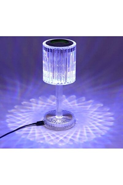 gaman LED Bluetooth Kristal Masa Lambası - Müzikli, Uzaktan Kumandalı, Işık Ş...