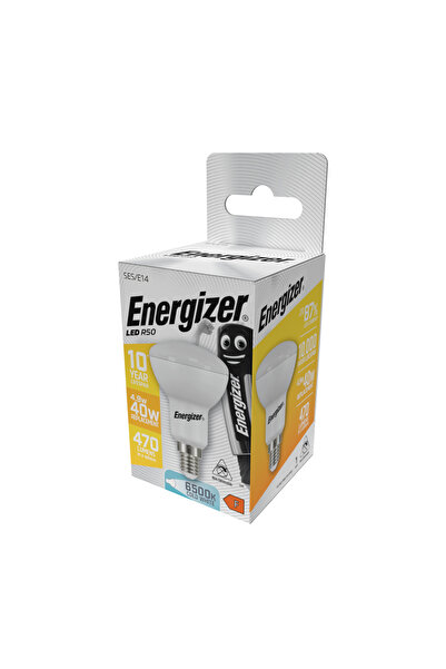Energizer Set 5 becuri LED Energizer, R50, E14, 4.9W, 470 lumeni, 6500K, lumina rece, clasa energetica F