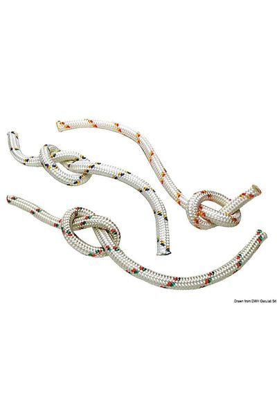 OSCULATI Double Braiding for Sheets, Diameter 12 mm, Yellow-Red