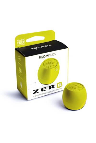 Boompods Boxă portabilă mini wireless, impermeabilă, ZERO galbenă, IPX6