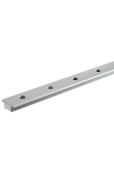 OSCULATI Șină din aluminiu anodizat cu PTFE, 25x4 mm, 2 m