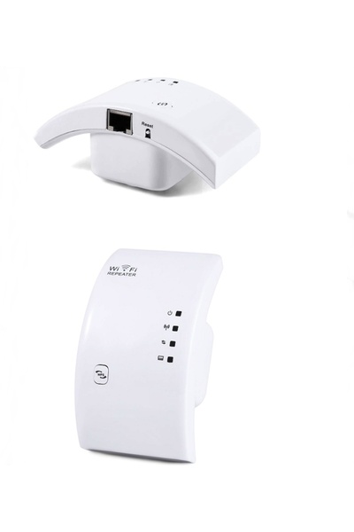 newnet 300Mbps Wi-Fi Sinyal Güçlendirici - 2.4G Wi-Fi Tekrarlayıcı Geniş Menzilli Beyaz REPEATER