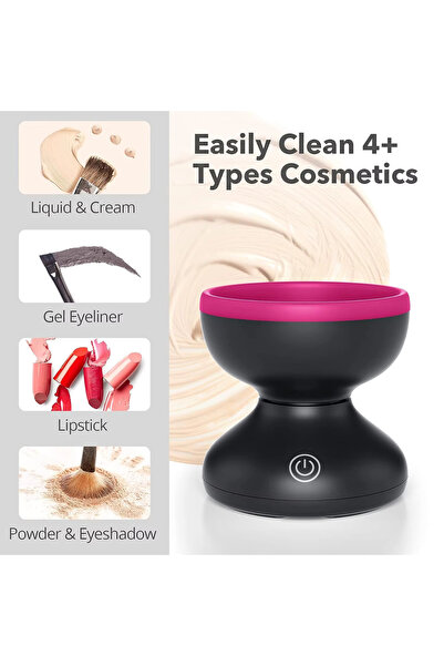 OEM Electric makeup brush cleaner, 300 ml capacity, USB charging