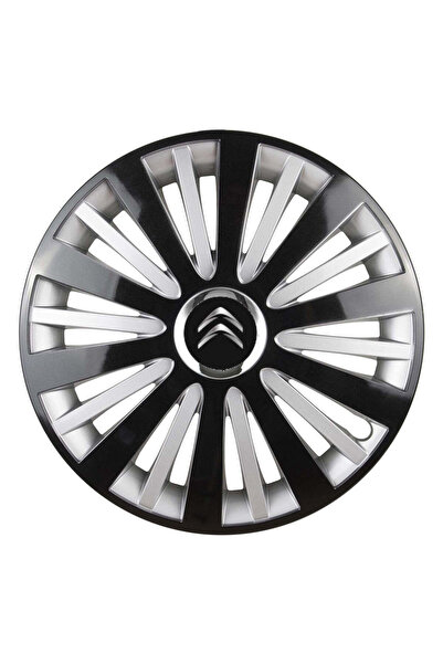 Autohelix MSA Set de 4 capace de roată, compatibile cu jante R15, pentru Citr...