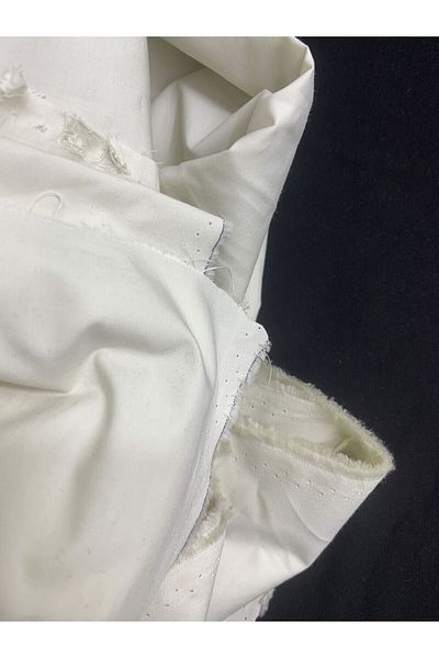 Yiğit Kumaş Poplin Fabric, Piece 395X150 cm Cream Color