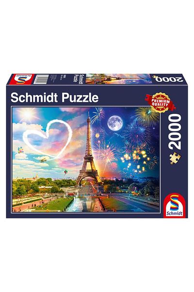 Schmidt Puzzle - Paris, Day And Night, 2000 piese