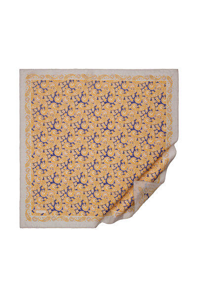 ipekevi Taş Gold Mezopotamya Model 02 Desenli Eşarp