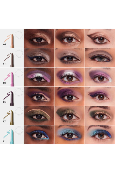 SEPHORA 12H Colorful – Göz Farı & Kalemi, Suya Dayanıklı, Işığa Göre Değişen Renk