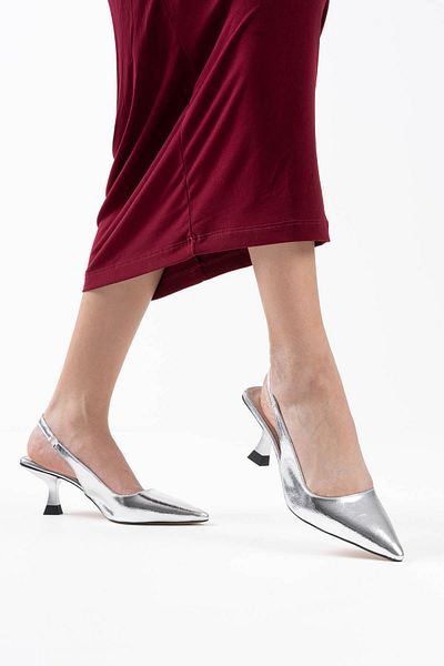 Zerenyus Pantofi cu toc din piele lacuita Angelica Premium pentru femei