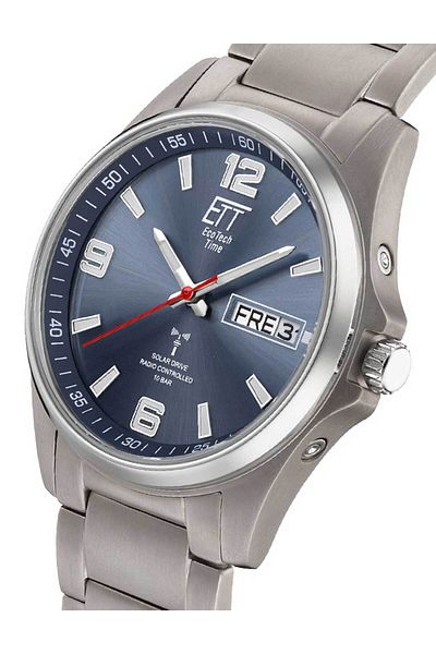 ETT Eco Tech Time Mens Watch Ett EGT-11602-31M, Quartz, 41mm, 10ATM