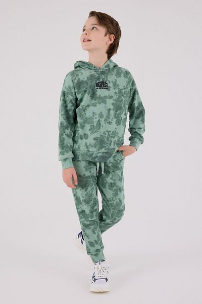 Rolypoly Boy's Green Tracksuit Set