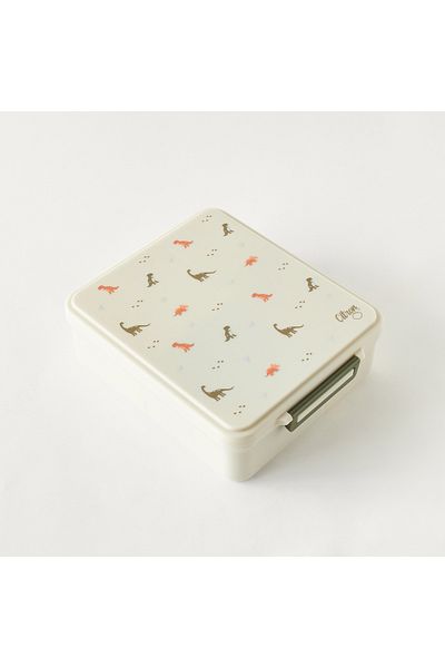 Citron Unicorn Print Sectioned Lunch Box with Clip Lock Lid6 -Month Warranty