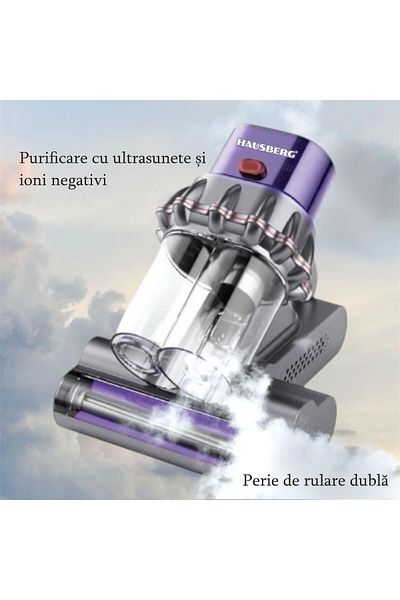 Hausberg UV anti-mite vacuum cleaner with multifunctional digital display HB-2022MV, 600 W, negative ions