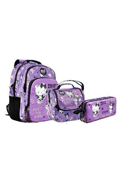 kuromi Geanta Hello Kitty + Nutriție + Set de pixuri2