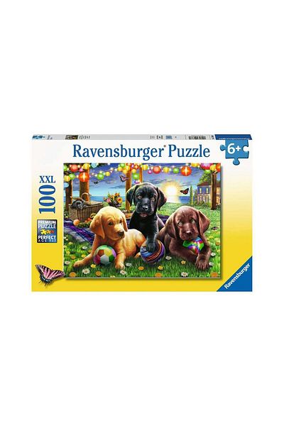 RAVENSBURGER Puzzle - Dogs at a Picnic, 100 pieces XXL