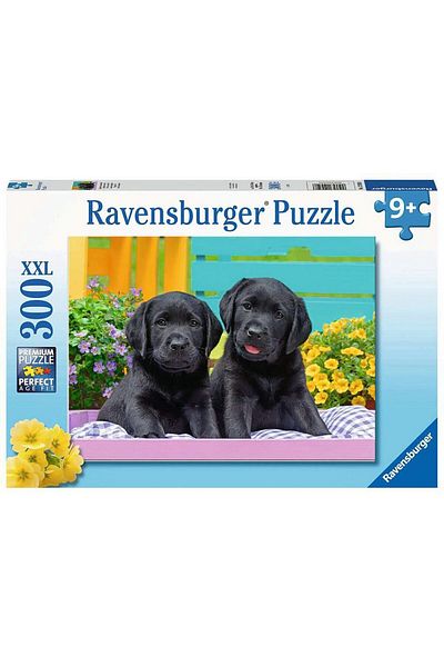 RAVENSBURGER Puzzle - Puppies, 300 pieces XXL