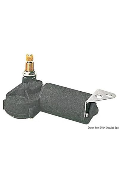 OSCULATI Ștergător de parbriz TMC 12/24V, montare pe perete, oțel inoxidabil, putere mare