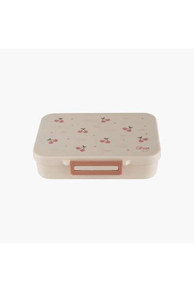 Citron Cherry Print 4-Compartment Bento Lunch Box