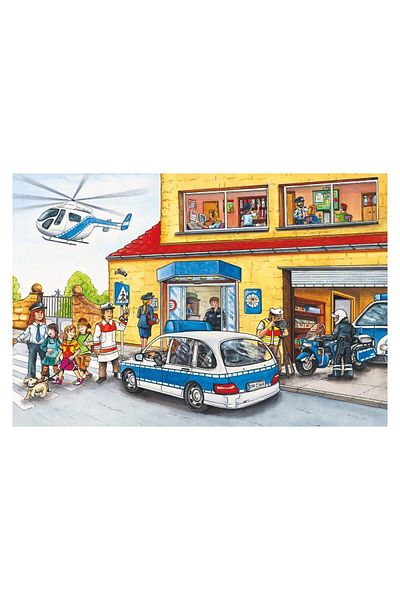 Schmidt Puzzle - Police Helicopter, 60 pieces