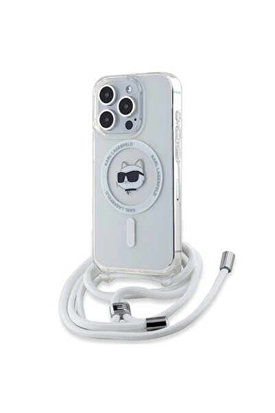 Karl Lagerfeld Carcasă Choupette din plastic transparent pentru iPhone 15 Pro...