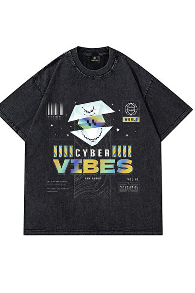 valeriae Μπλουζάκι Unisex που πλένεται με λαιμόκοψη Oversize