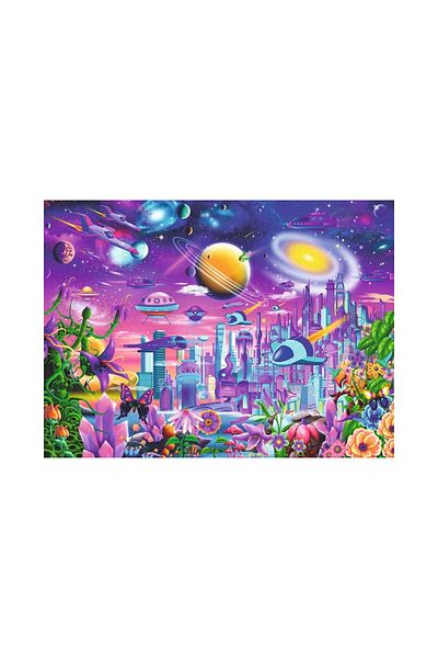 RAVENSBURGER Puzzle 200 pieces - Cosmic City