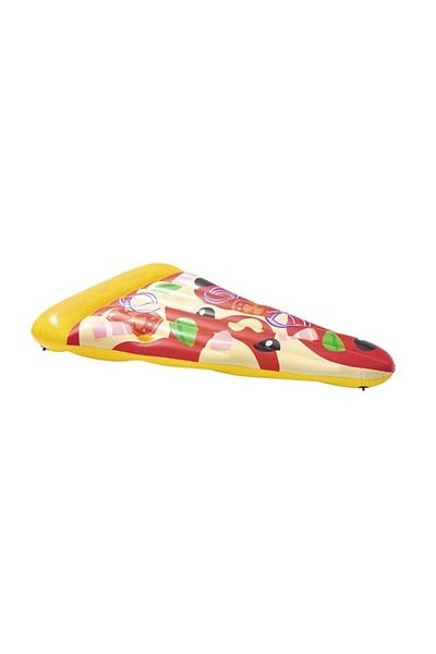 BESTWAY Inflatable Pizza Pool Float – Fun Pepperoni Design, Lightweight and Durable for Kids and Parties